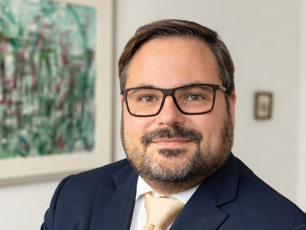 Portrait of Christian Krauße, criminal defence lawyer in Nuremberg
