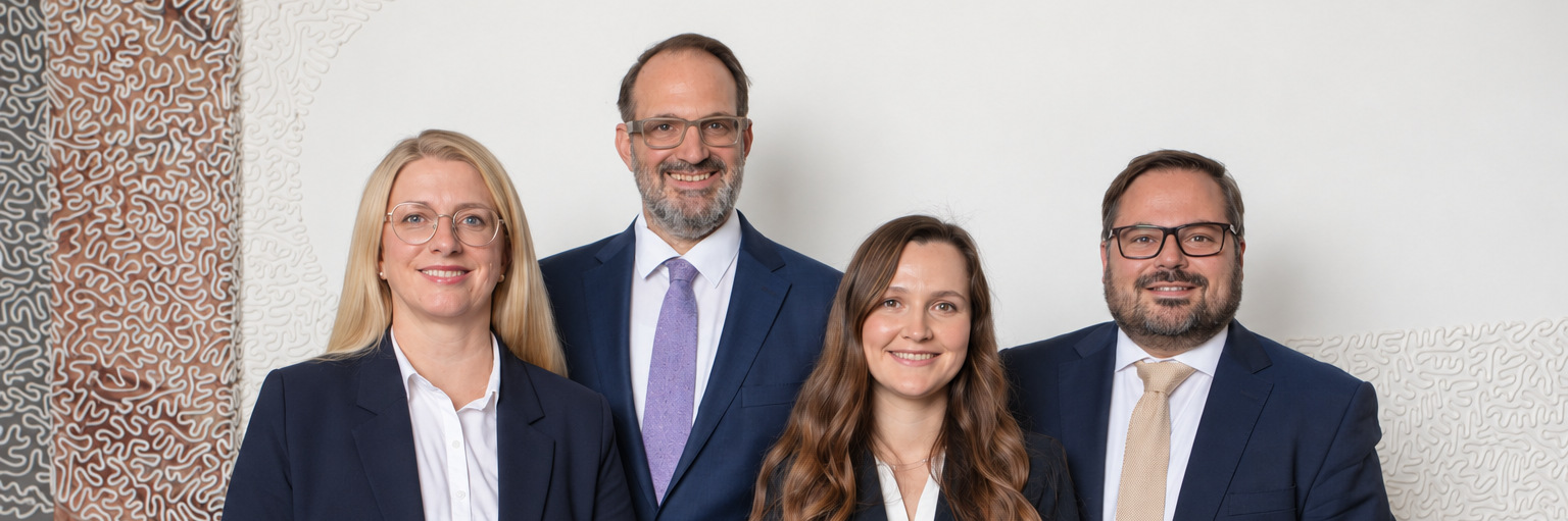 Franziska Fladerer, Dr Tobias Rudolph, Laura Todde and Christian Krauße – criminal defence lawyers in Nuremberg