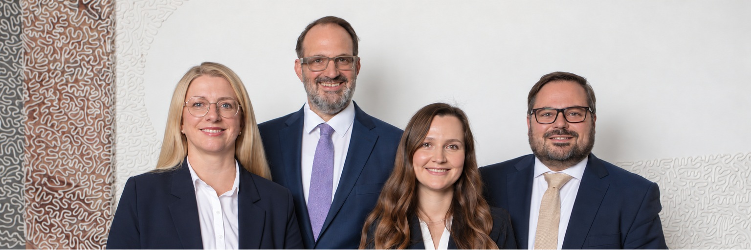 Franziska Fladerer, Dr Tobias Rudolph, Laura Todde and Christian Krauße – criminal defence lawyers in Nuremberg